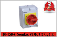 Semko, VDE, CCC, do interruptor bonde giratório do isolamento do interruptor do isolador do CE IP65 2~5P 10A~150A interruptor impermeável